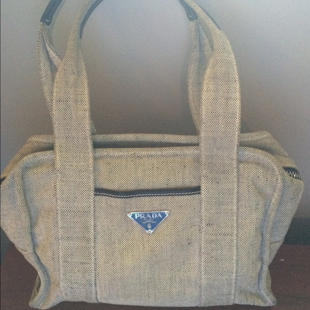 Prada canvas handbag from Neiman Ma…